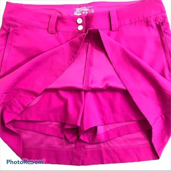 Bright Pink Ladies Nike DriFit Golf Skort Size 12 - Picture 4 of 8